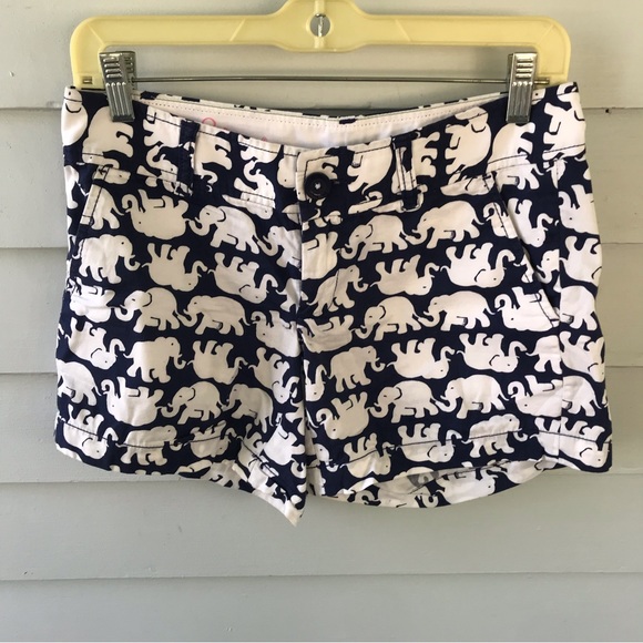Lilly Pulitzer Tusk in the Sun Callahan shorts 0 elephants - Picture 5 of 10